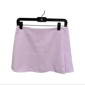 Alice + Olivia Sherilyn Wrap Buttoned Skirt Lavender